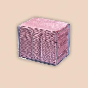 Towel Dispenser, Acrylic, Clear, for 50 Folded 19" x 13" Towels, 1/Pk, PTC thumbnail 4