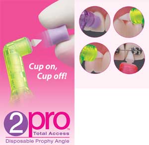 2PRO Disposable Prophy Angle, Soft/Long Cup, Long Tip, White, 144/Pk, 5500103 thumbnail 11