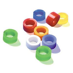 Silicone Code Rings, Standard, 1/8" x 1/8", Assorted, 100/Pk, CR-AS thumbnail 9