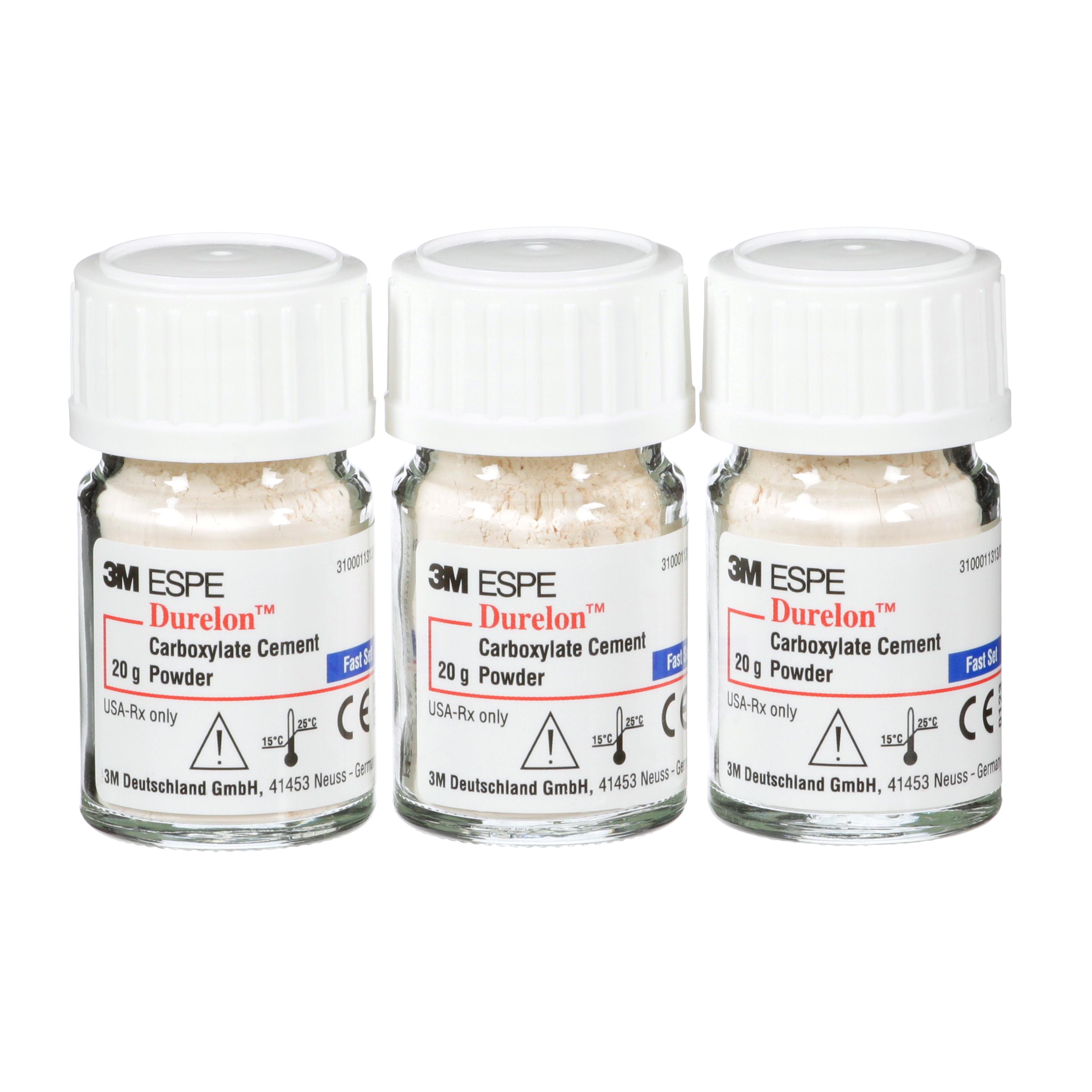 Durelon Carboxylate Luting Cement, Fast Set, Powder Triple Pack, 60 g/Bt, 3/Pk thumbnail 7