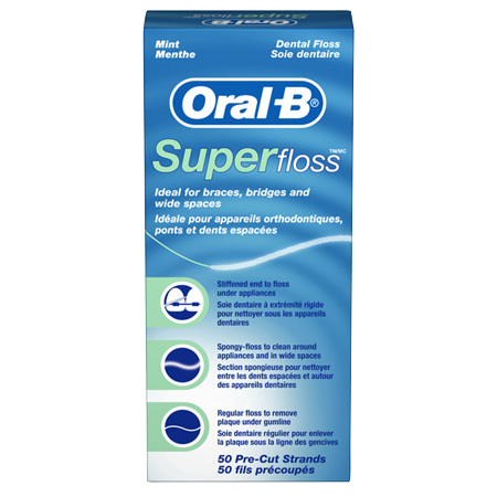 P&G - Super Floss, Office Pack, Mint, Pre-Measured Strands, 50/bx, 24 bx/cs (Old part #84855870) thumbnail 7
