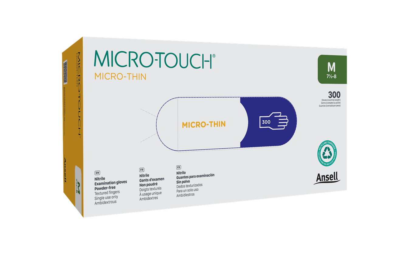 Micro-Touch Micro-Thin PF Nitrile Glove Large 300/Bx thumbnail 9