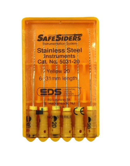 SafeSider Stainless-Steel Hand Reamers, 31 mm, 0.02 Taper, # 20, Yellow, 6/Pk, 5031-20 thumbnail 5