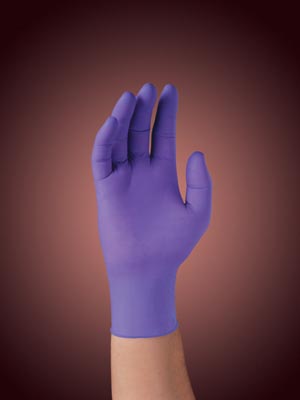 Purple PF Nitrile Glove N/S Large 100/Bx thumbnail 9