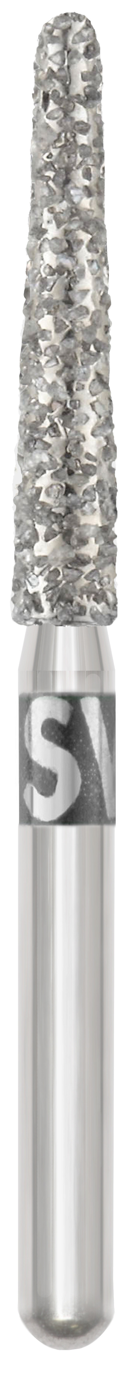 Piranha Diamond Single-Use Burs, FG, Round End Taper, # 856-025, 2.5 mm, Super Coarse, Black, 25/Pk, 856-025SC thumbnail 7