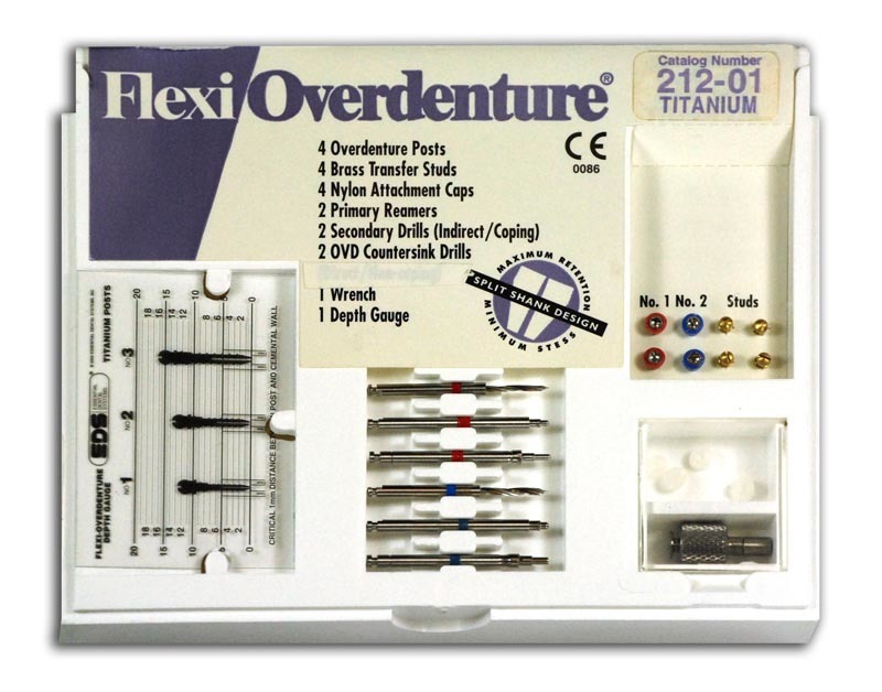 Sizes 1/2 Titanium Flexi-Overdenture Introductory Kit for Coping Technique product image