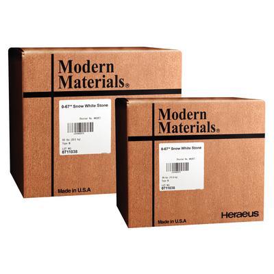 Modern Materials 0-67 Orthodontic Stone Type III Snow White 45Lb/Bx thumbnail 5
