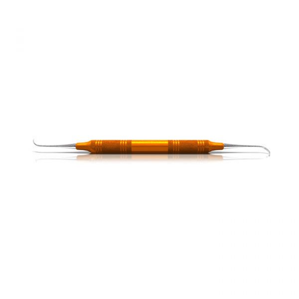 Sickle Scaler, # 128 Nebraska, Anterior, EagleLite, Resin, 3/8", Orange, 1/Pk, AESN128DEX thumbnail 6