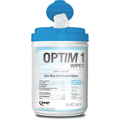 Optim 1 Wipes 10" x 10" 60Tub product image