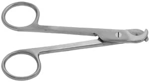 White Toe Nail Scissors 4.5" - White Toe Nail Scissors 4.5" - Image 1