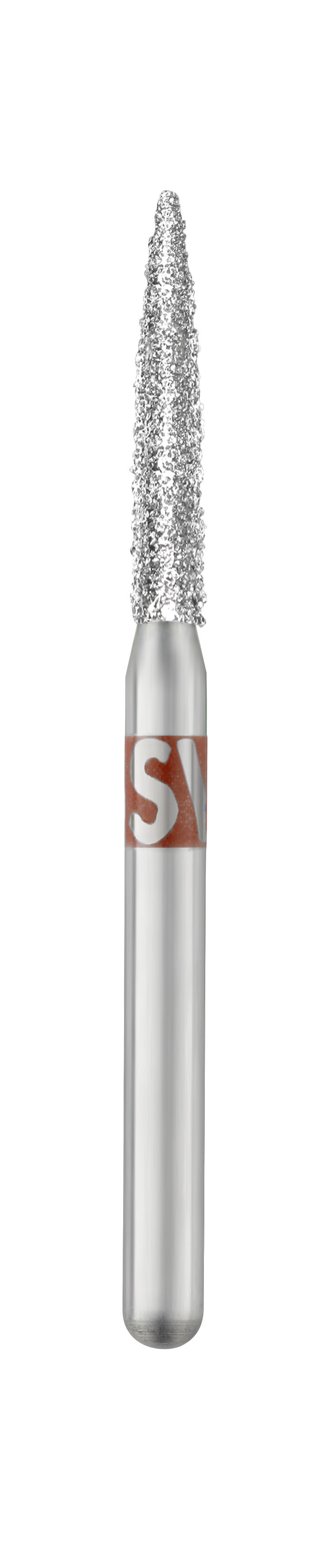 Piranha Diamond Single-Use Burs, FGSS, Flame, # 862-014, 1.4 mm, Coarse, Green, 25/Pk, 862-014C-S, 862-014F thumbnail 7