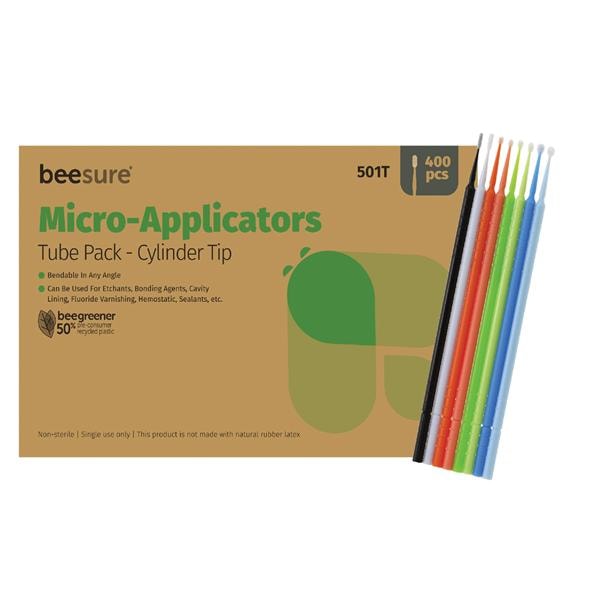 Beesure Bendable Micro Applicator Cylinder Black / White 400/Bx thumbnail 9