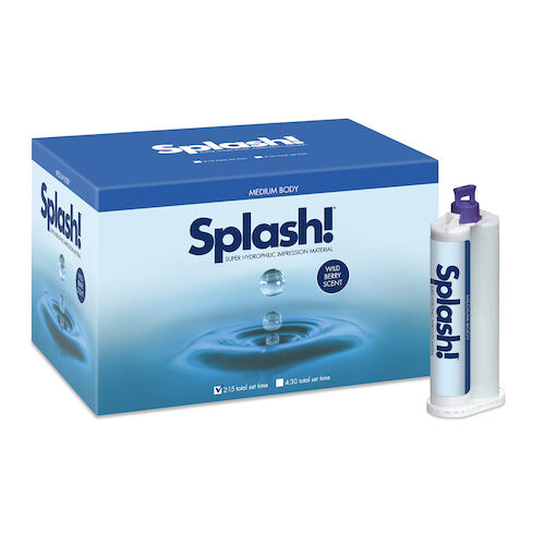Splash! VPS Impression Material, Cartridge Pack, Medium Body, Half-Time Set, 48 ml, Wild Berry, 20/Pk, SPD1593 thumbnail 9