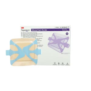 3M TEGADERM SILICONE FOAM BORDER DRESSING 90642 product image
