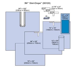 3M ORTHOPEDIC DRAPES 9012A product image