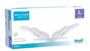 ANSELL MICRO-TOUCH NITRILE E.P. TEXTURED EXAMINATION GLOVES 6034054 product image