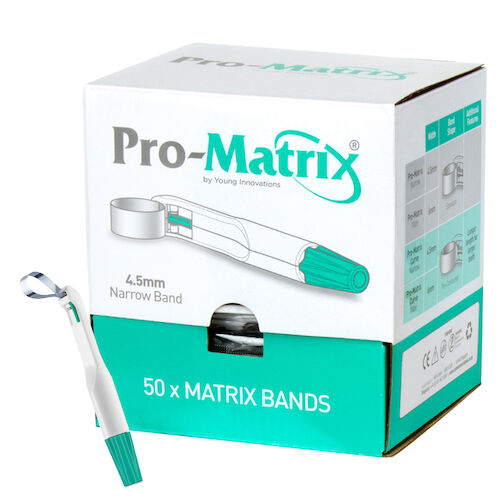 Pro-Matrix Bands, Narrow, 4.5 mm, Green 50/Pk, 19000 thumbnail 11