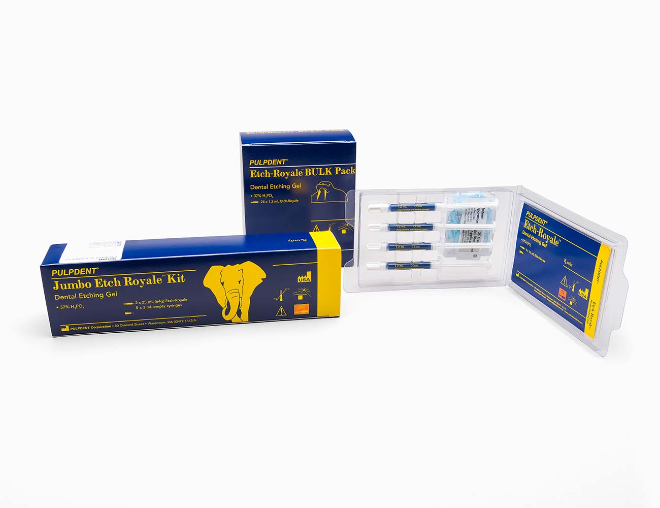 Etch Royale Dental Etching Gel, 37% Phosphoric Acid, Syringe Kit, 1.2 ml, Dark Blue, 4/Pk, ER thumbnail 7