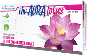 Aura Lotus Nitrile Gloves Aura Lotus Nitrile Gloves