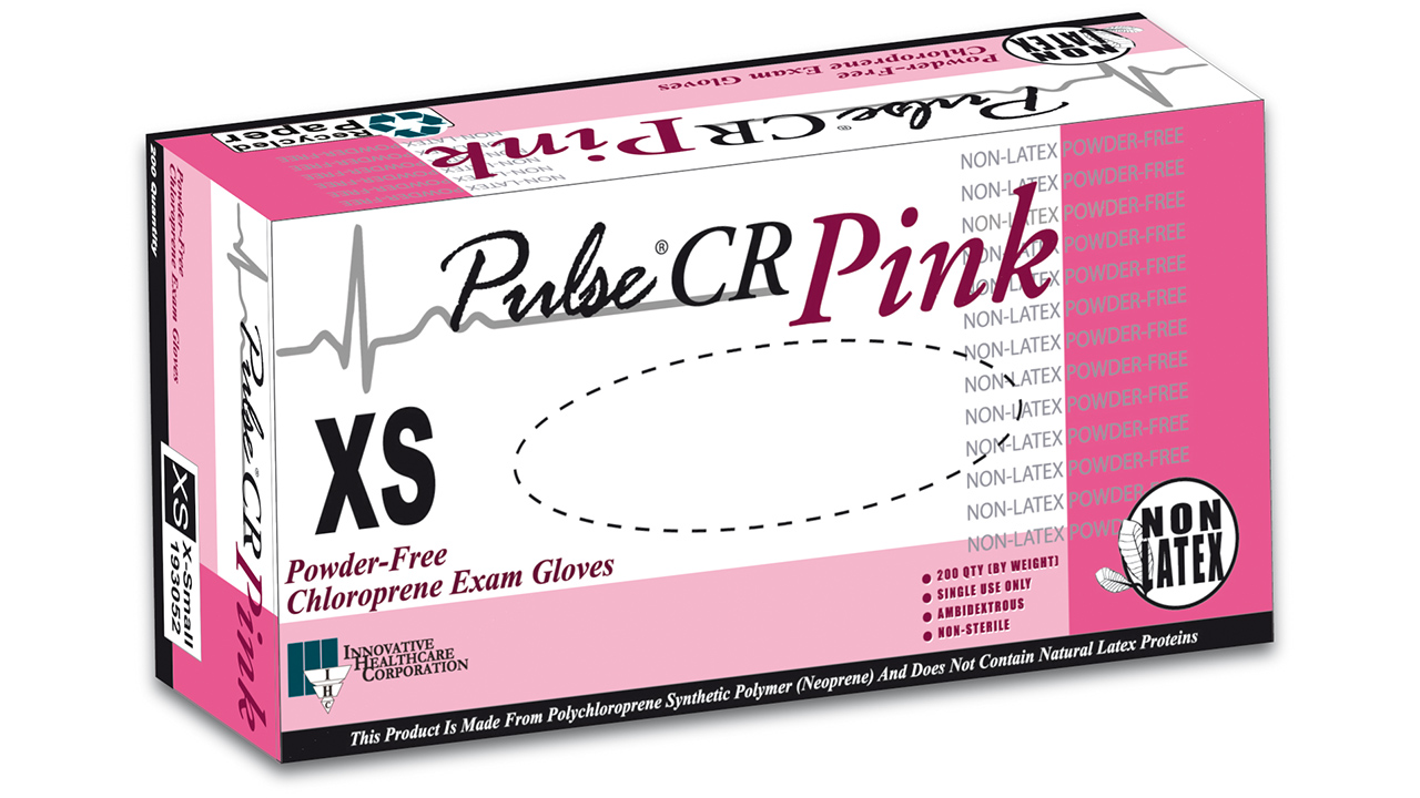 Pulse CR Polychloroprene Pink Small 200/Box thumbnail 3