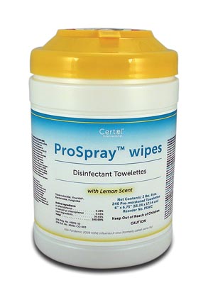 Spec Clean Disinfectant Wipes 240/Can product image