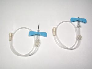 Scalp Vein Set Safety Butterfly Winged Infusion Set 23Gx3/4" 12" Tubing 27706 product image