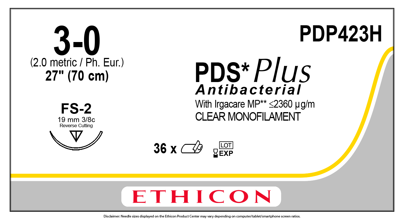 ETHICON PDS PLUS SUTURES PDP423H product image