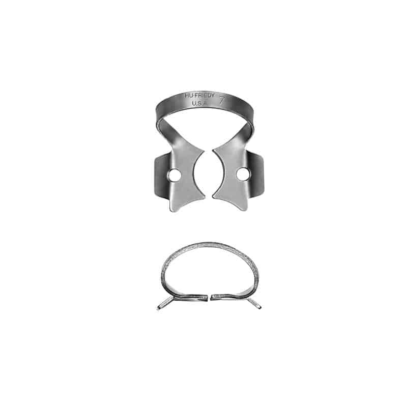 Rubber Dam Clamp, # 7, Lower Molars, Satin Steel, 1/Pk, RDCM7 thumbnail 12