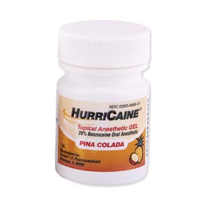HurriCaine Topical Anesthetic Gel, 1 oz/Bt, PiÃ±a Colada, 1/Pk, 0283-0886-31 product image