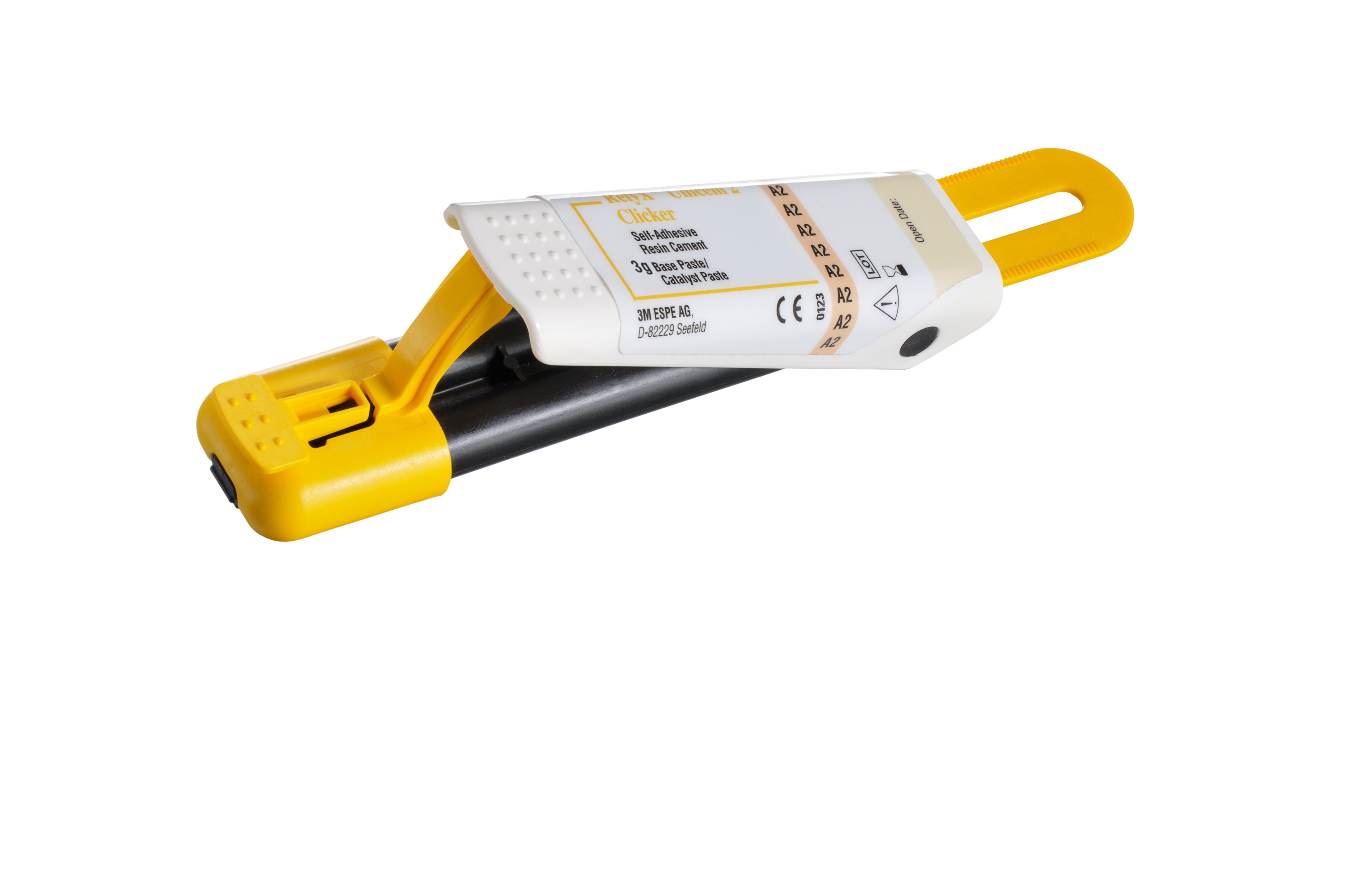 RelyX Unicem 2 Self-Adhesive Resin Cement, Clicker Dispenser Refill, 11 g, Translucent, 1/Pk product image