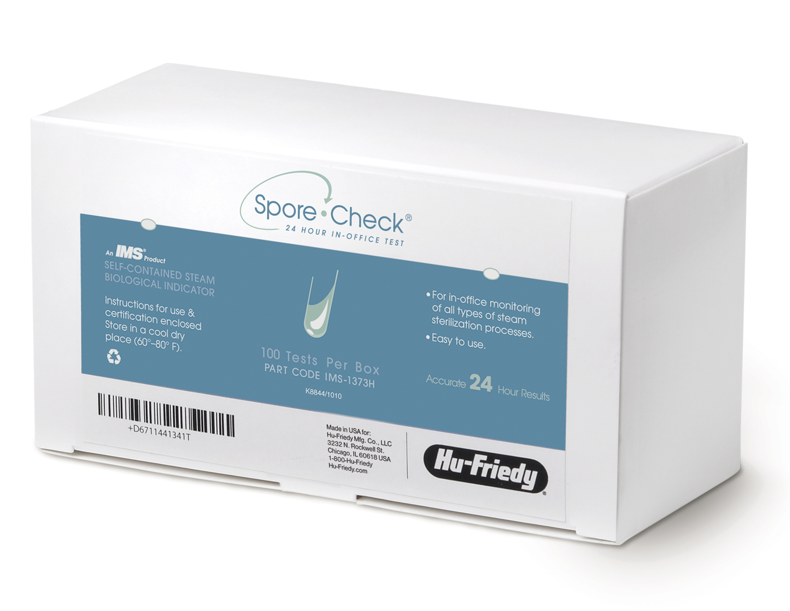 SporeCheck In-Office Spore Test 100/Pk, IMS-1373H thumbnail 9