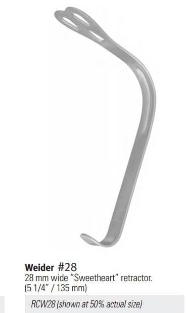 Retractor Size 28 Weider Ea product image