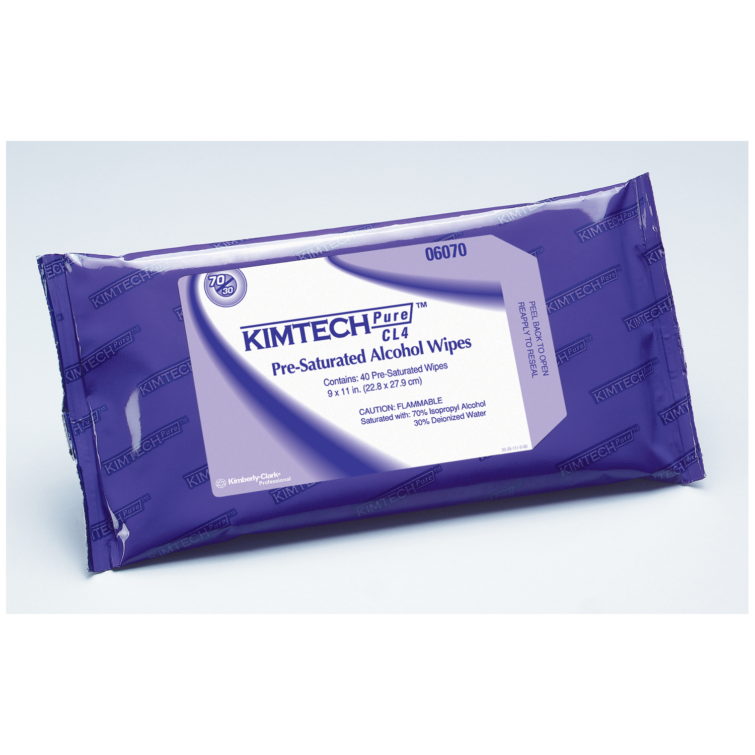 Kimtech Pure Alcohol Wipes 40/Pk thumbnail 2