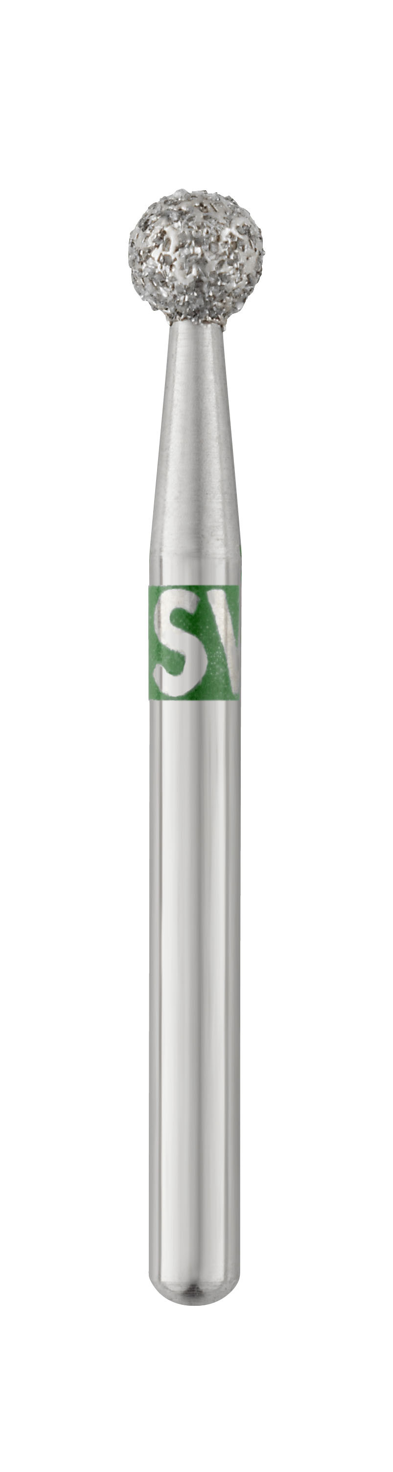 Piranha Diamond Single-Use Burs, FG, Round, # 801-023, 2.3 mm, Coarse, Green, 25/Pk, 801-023C thumbnail 12