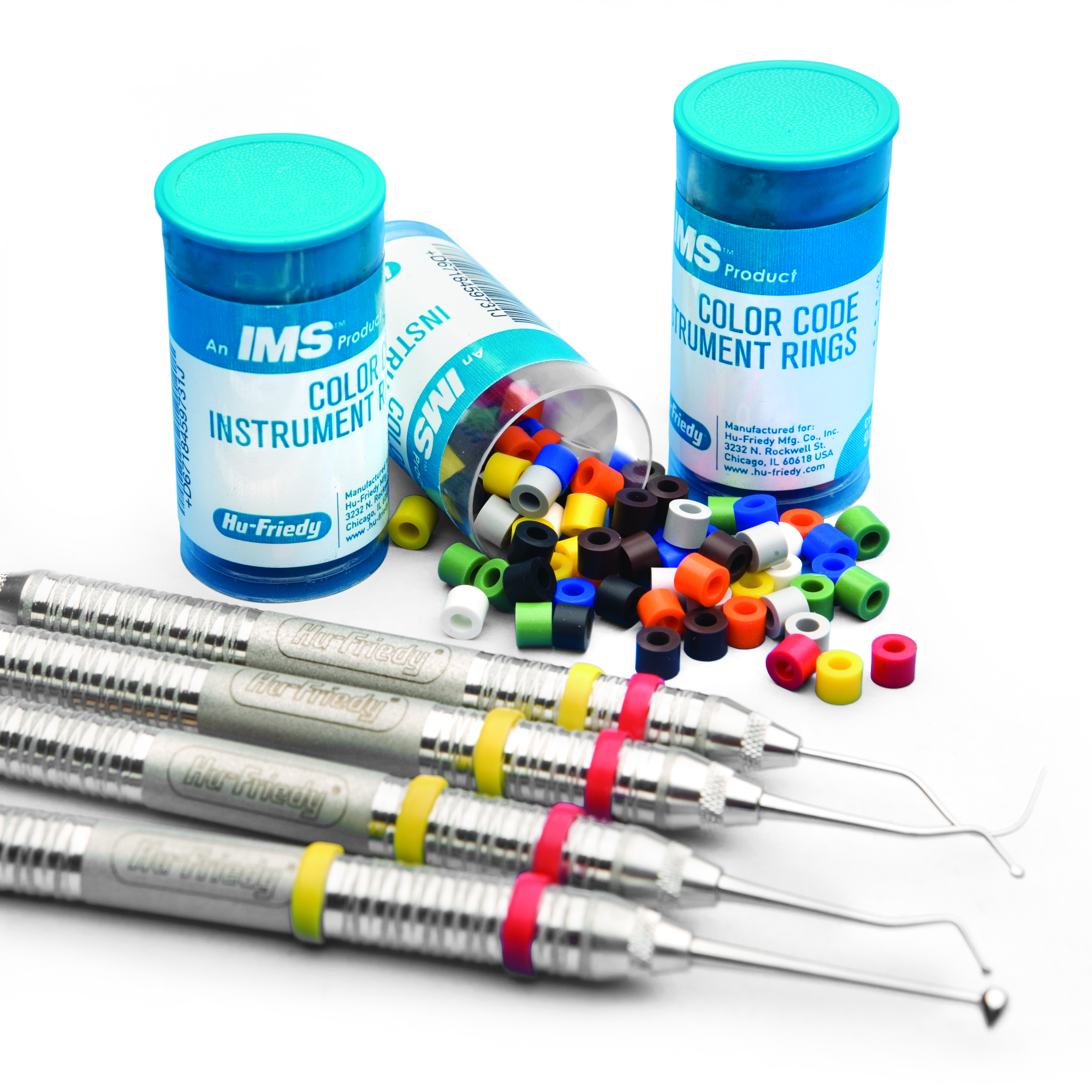 IMS Color Code Instrument Rings, Regular, Pink, 50/Pk, IMS-12810 thumbnail 9