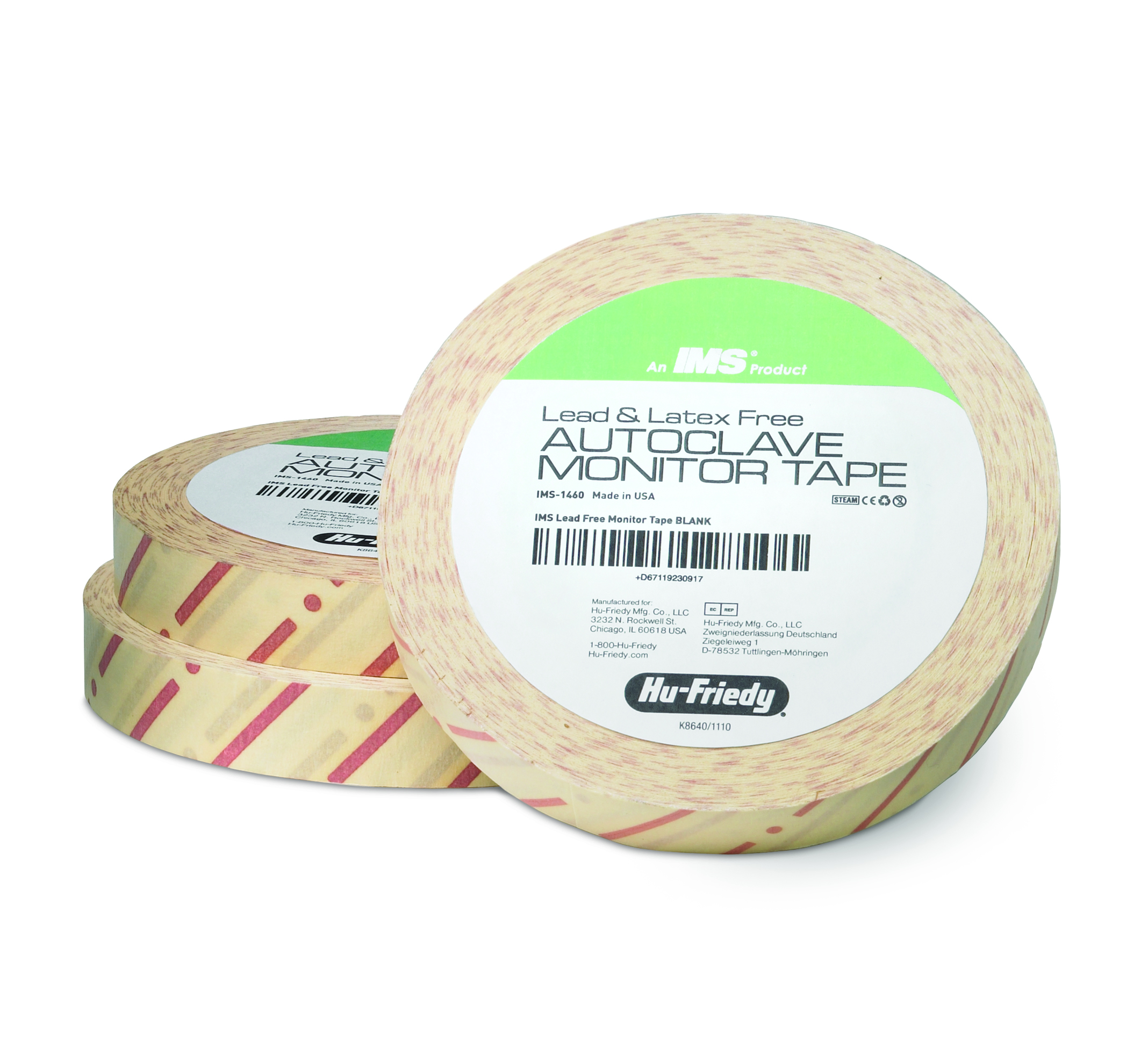 IMS Autoclave Monitor Tape, 60 yd, Blank, 1/Pk, IMS-1461 thumbnail 11