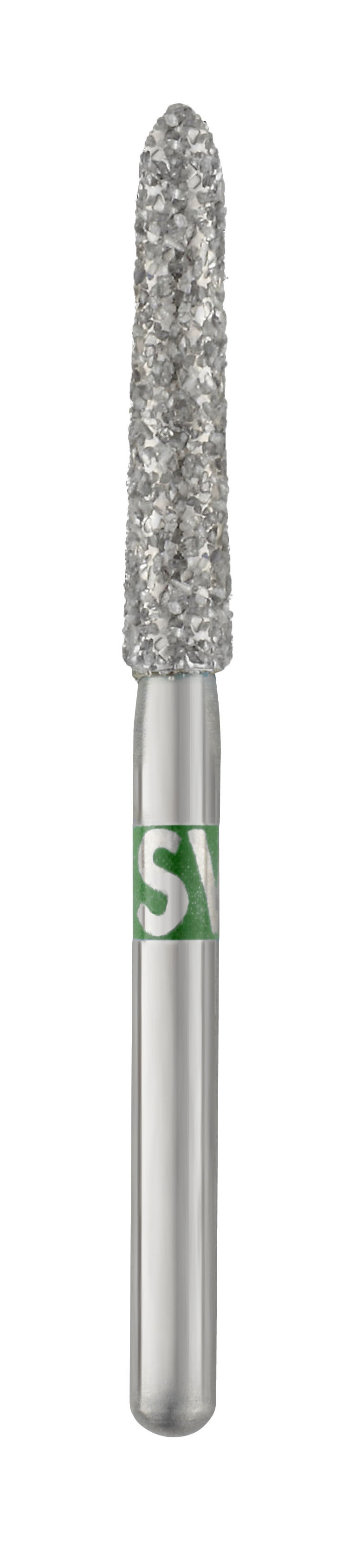 Piranha Diamond Single-Use Burs, FG, Curettage, # 879K-021, 2.1 mm, Coarse, Green, 25/Pk, 879K-021C thumbnail 5