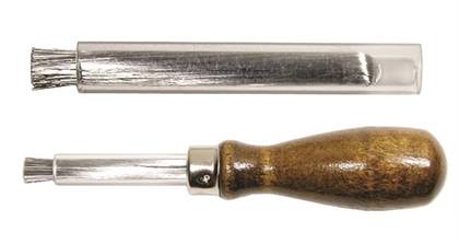 Bur Cleaning Brush Stainless Steel Bristles With Wood Handle Ea thumbnail 6