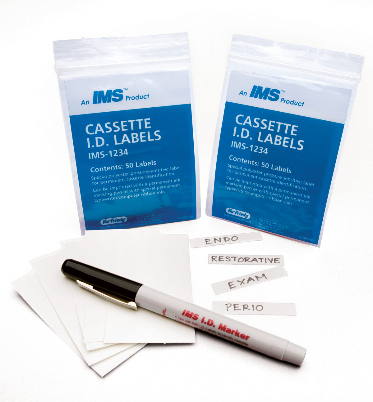 IMS Cassette ID Labels Polyester Silver 50/Pk thumbnail 4