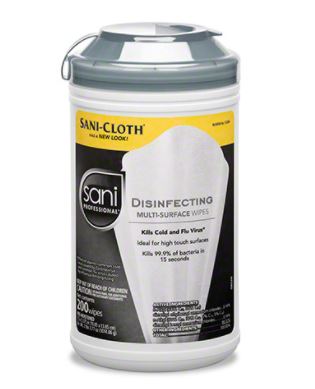 PDI SANI PROFESSIONAL DISINFECTING MULTI-SURFACE WIPES P22884 product image