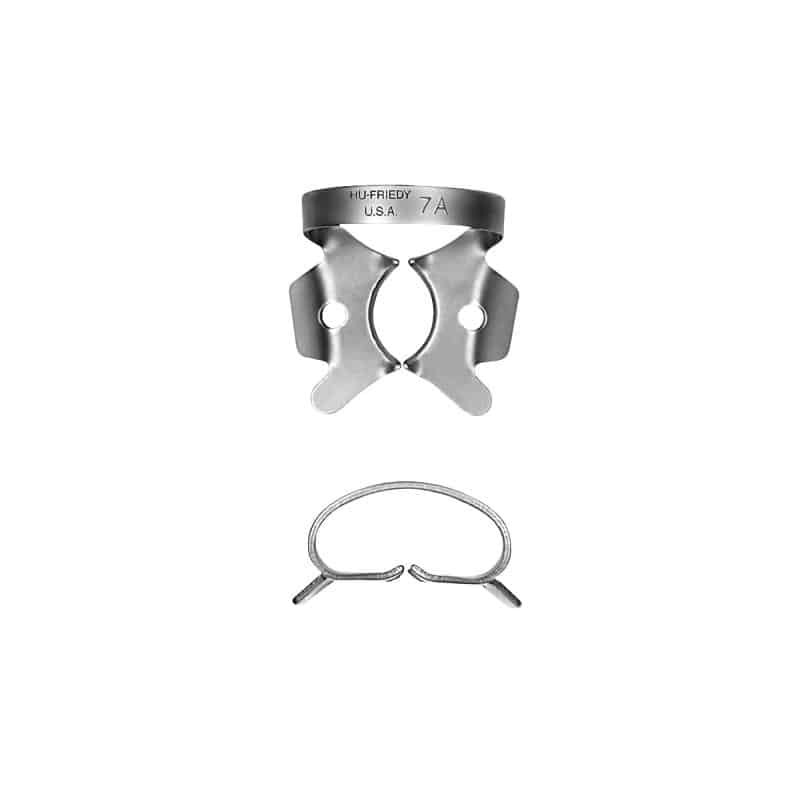 Rubber Dam Clamp, # 7A, Large Lower Molars, Satin Steel, 1/Pk, RDCM7A thumbnail 8