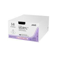 Vicryl Plus Suture 3-0 27" Triclosan/Polyglactin 910 Braid RB-1 Violet 36/Bx thumbnail 2