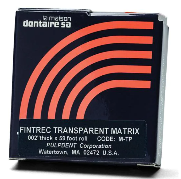 T-Bands Fintrec Transparent Matrix Strip, .002, .05mm, 59â€² roll, 1/Pk, M-TP thumbnail 4