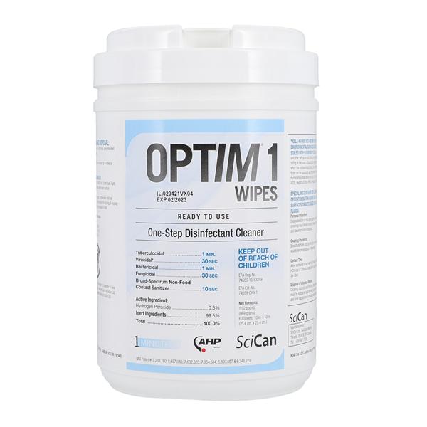 Optim 1 Surface Wipe Cleaner & Disinfectant X-Large Canister 60/Cn thumbnail 12