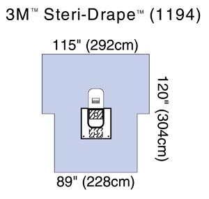 3M STERI-DRAPE ARTHROSCOPY DRAPES 1194 product image