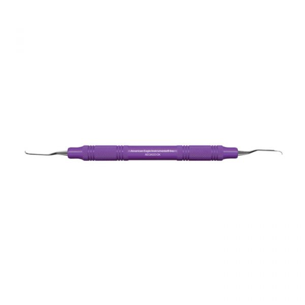 Gracey Access Curette, # 00-0, Anterior, EagleLite Handle, Resin, 3/8", Purple, 1/Pk, AEGA00-0X thumbnail 5