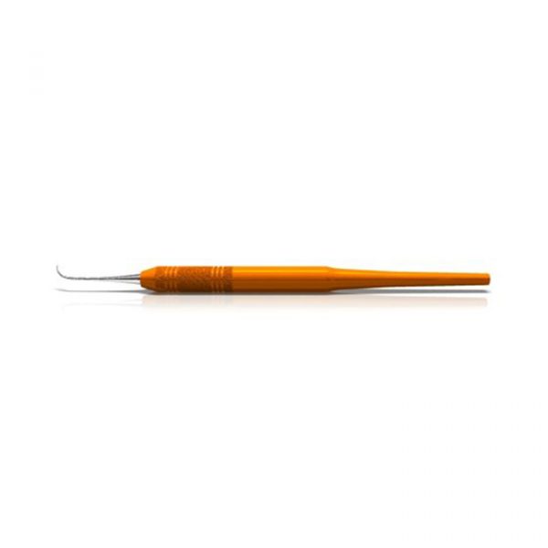 Sickle Scaler, Single-End, # 128 Nebraska, Anterior, EagleLite, Resin, 3/8", Orange, 1/Pk, AESN128X thumbnail 6