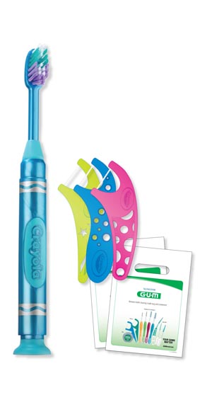 GUM Crayola Marker Toothbrush Kids Patient Pack Ea thumbnail 11