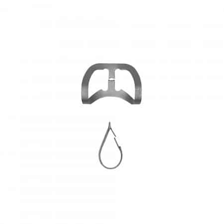 Rubber Dam Clamp, # 212SA, Anterior, Satin Steel, 1/Pk, RDCM212SA thumbnail 10