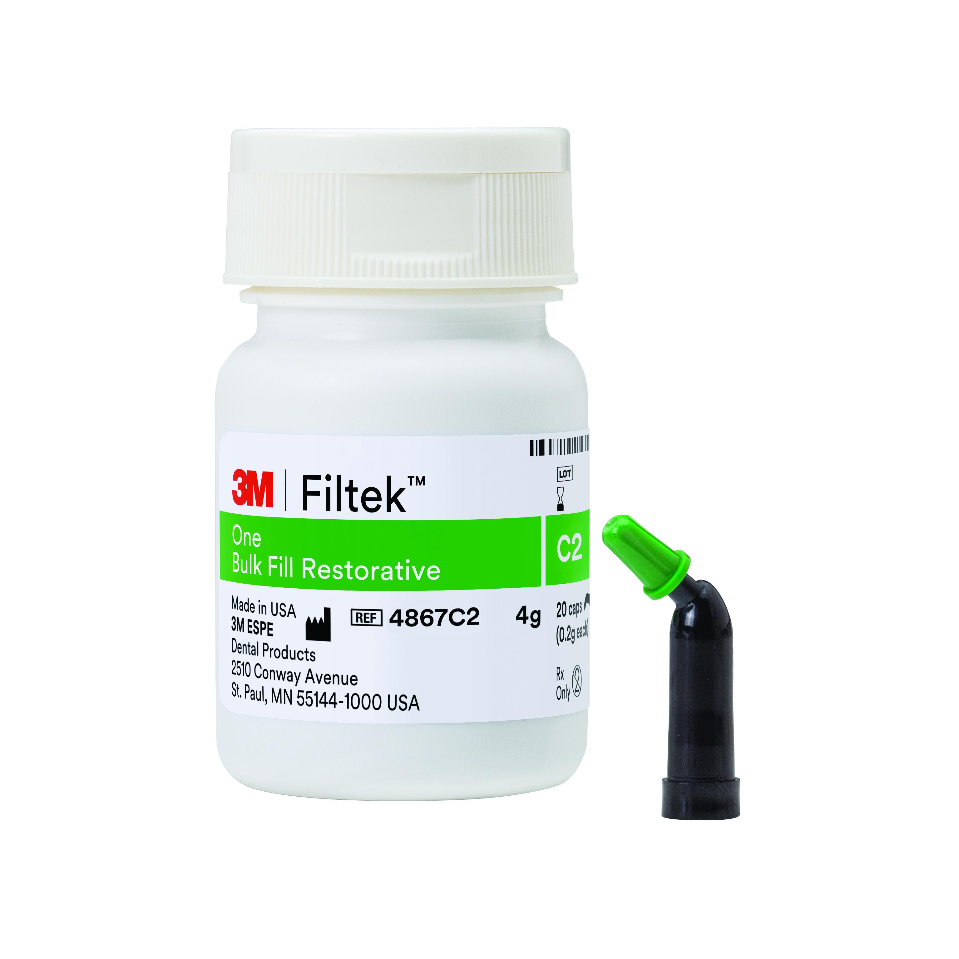Filtek One Bulk Fill, Capsule Refill, 0.2 g, C2, 20/Pk, 4867C2 thumbnail 11